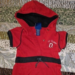 Girls 18m lol buckeye hooded dress